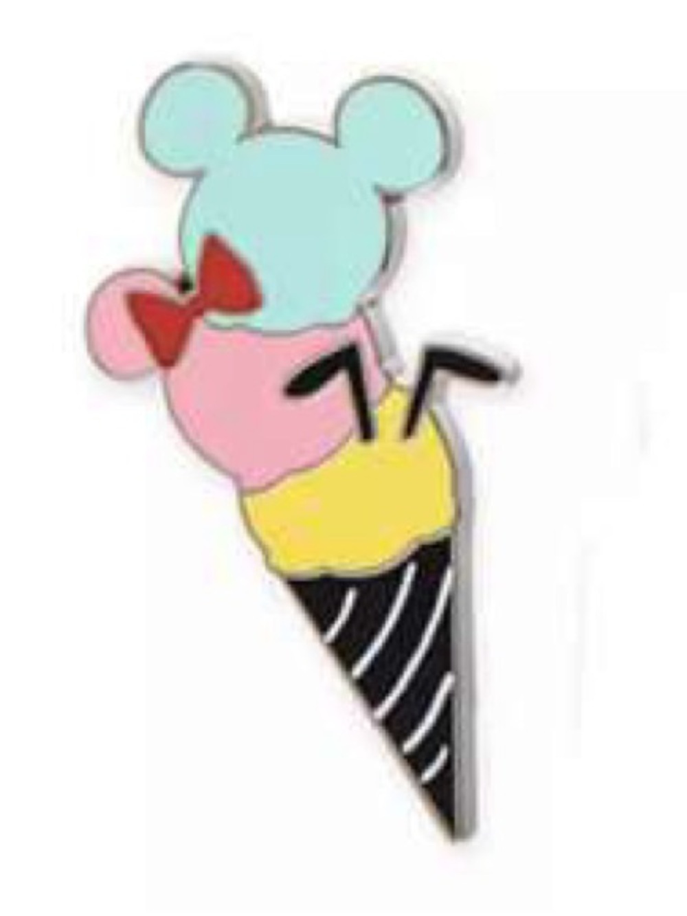 NEW Disney Minnie Mouse ice cream cone enamel pin